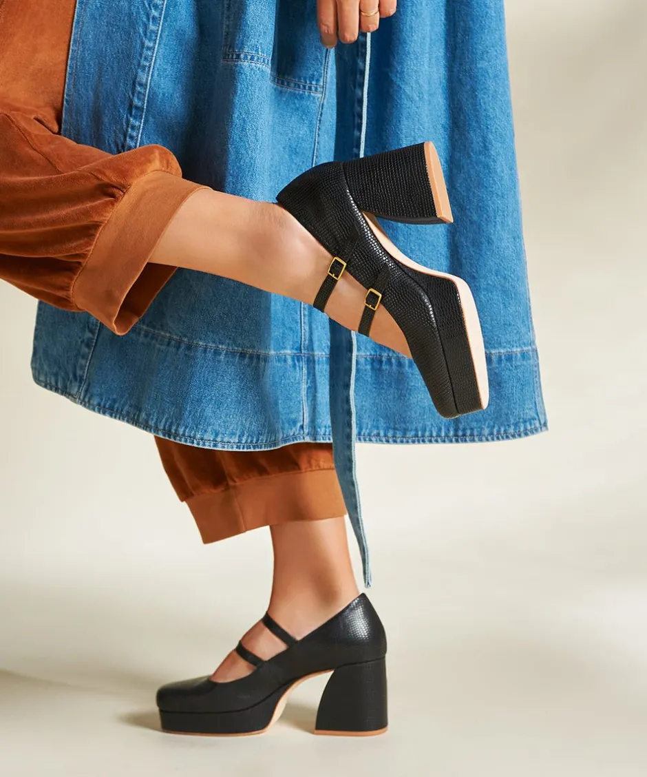 Charlotte Stone Bizzy In Black*Women Heels