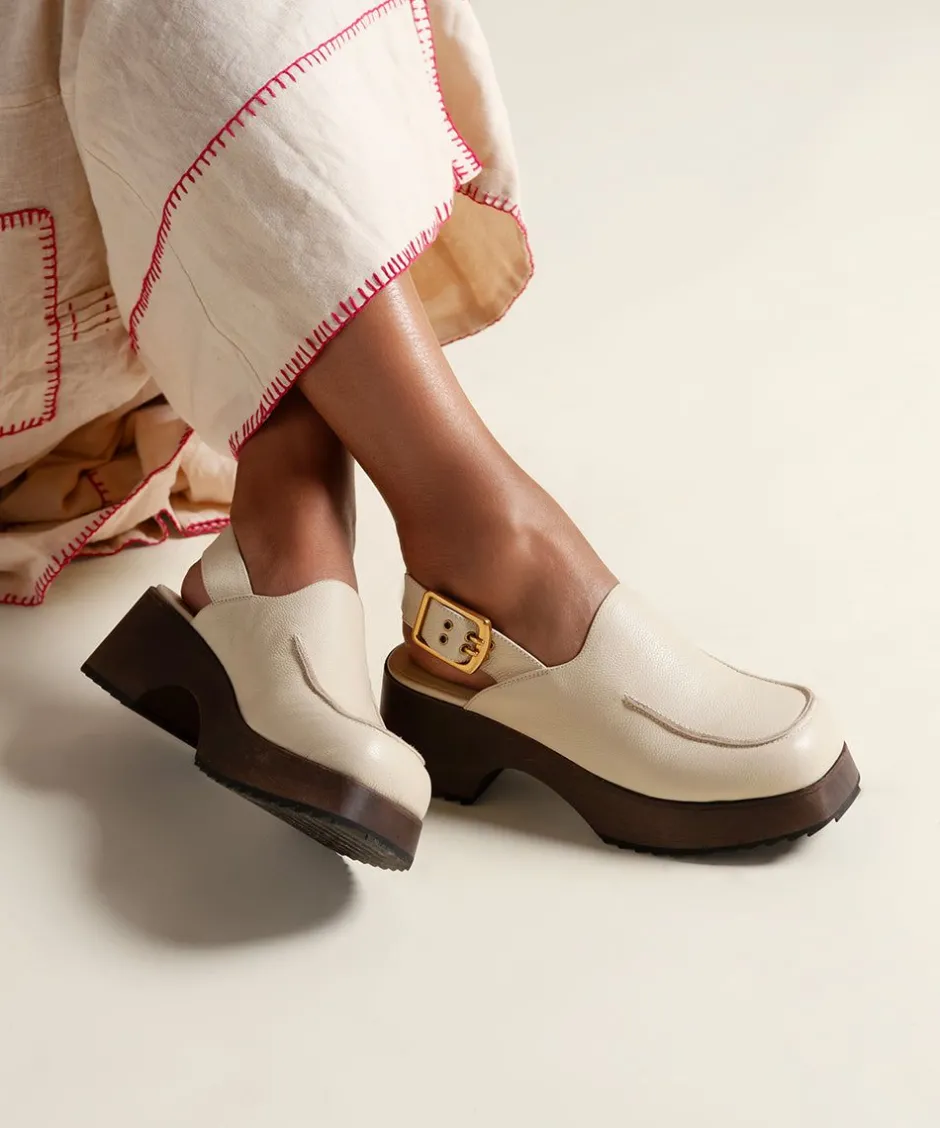 Charlotte Stone Carlos In Oat*Women Platforms