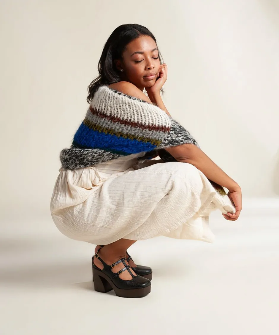 Charlotte Stone Gael In Black*Women Clogs