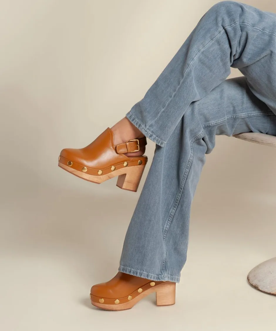Charlotte Stone Hari In Bamboo Stud*Women Clogs