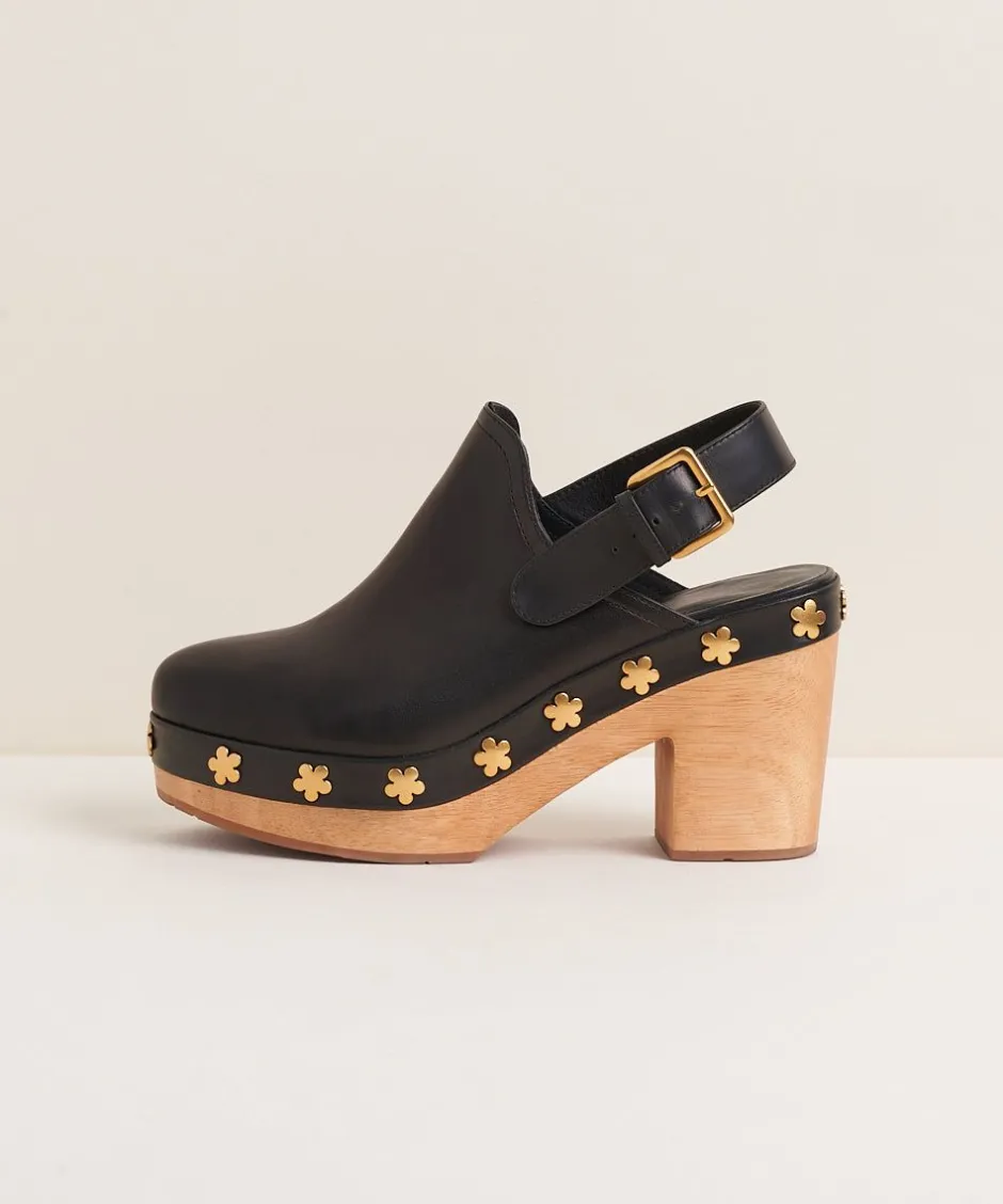 Charlotte Stone Hari In Black Flower*Women Platforms