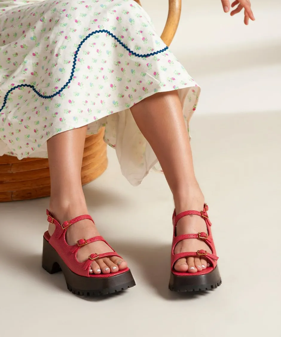 Charlotte Stone Ira In Begonia*Women Platforms