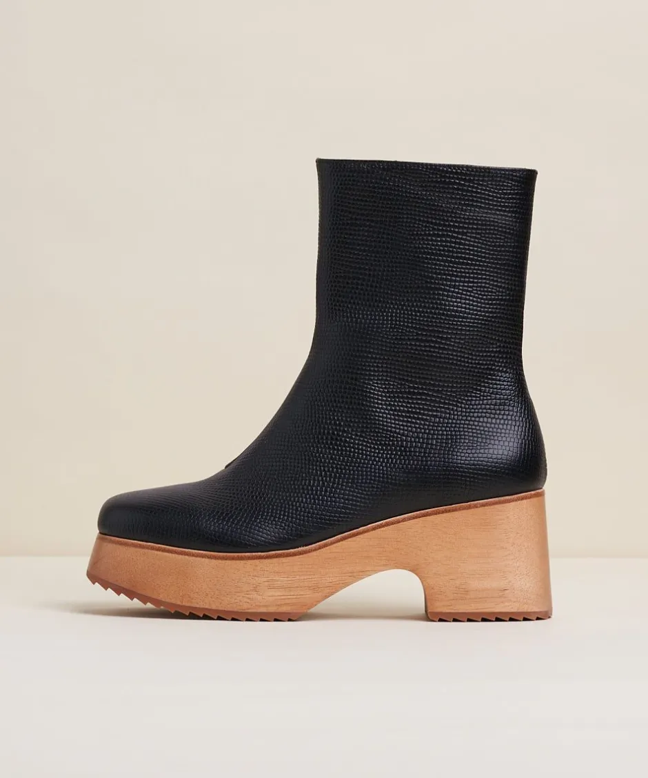 Charlotte Stone Isla In Black Tejus*Women Boots