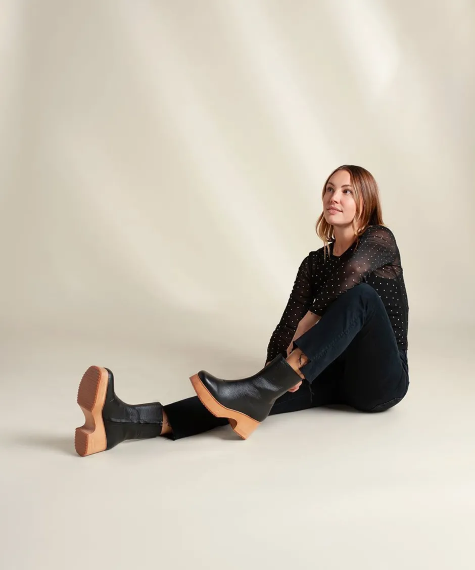 Charlotte Stone Isla In Black Tejus*Women Boots
