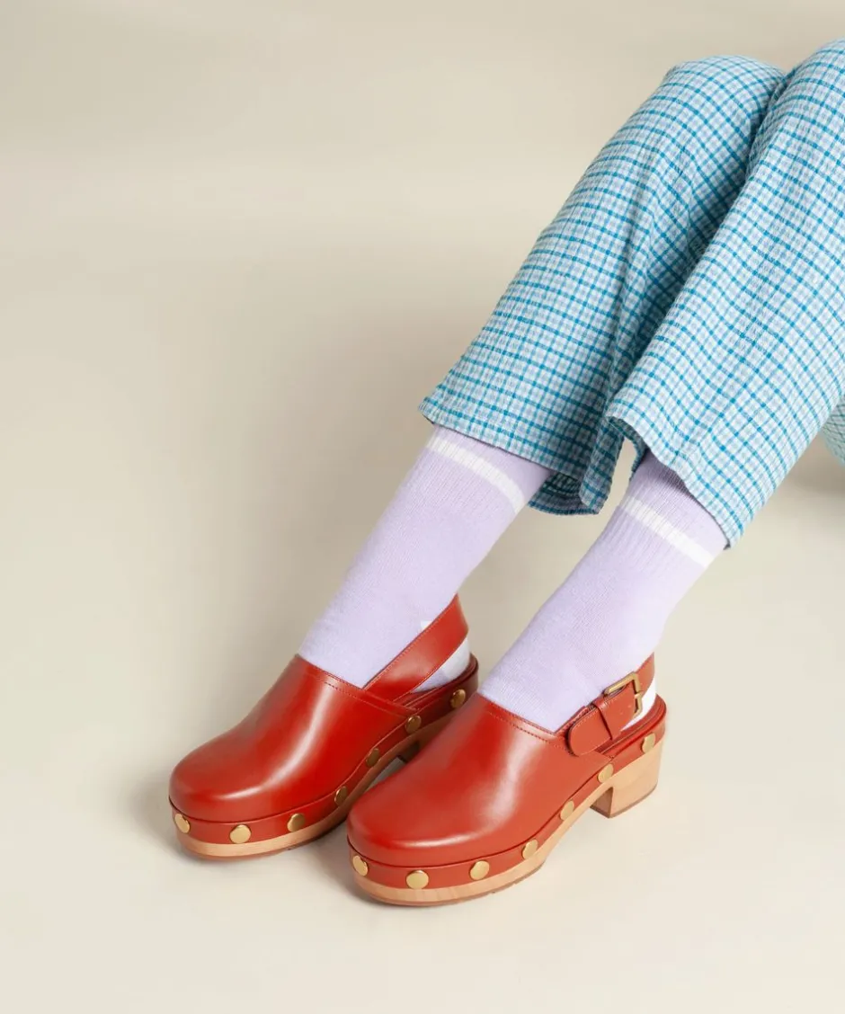 Charlotte Stone Jona In Sienna Stud*Women Clogs