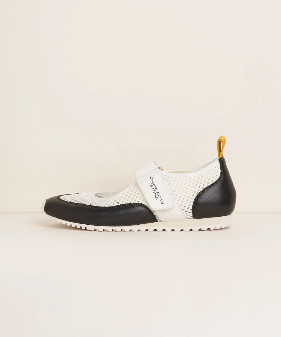 Charlotte Stone Mable In Latte Black*Women Flats