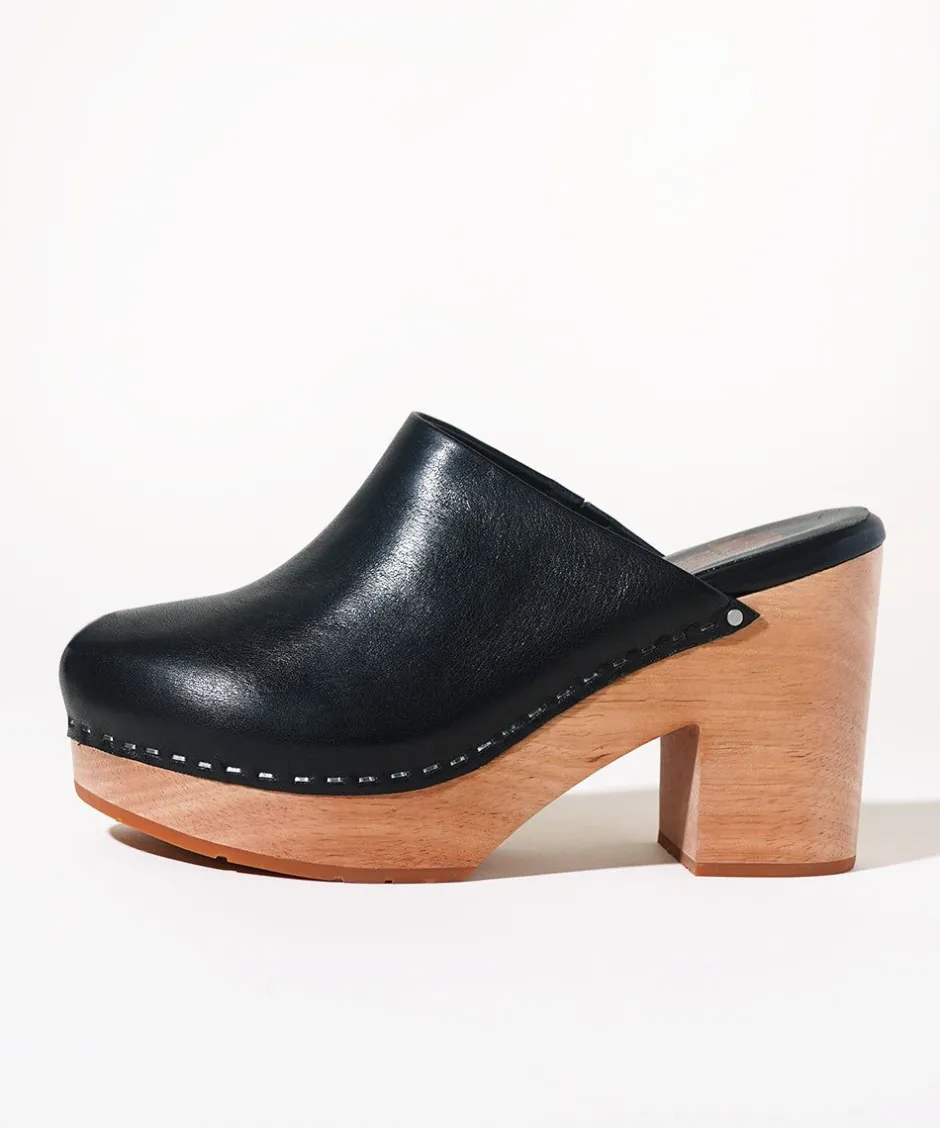 Charlotte Stone Marlo In Black*Women Clogs