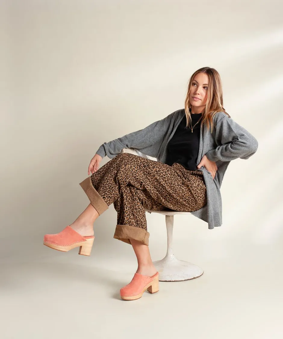 Charlotte Stone Marlo In Coral*Women Clogs