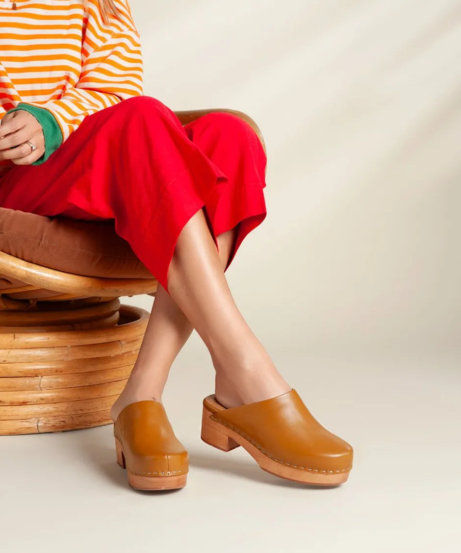 Charlotte Stone Martino In Bamboo*Women Clogs