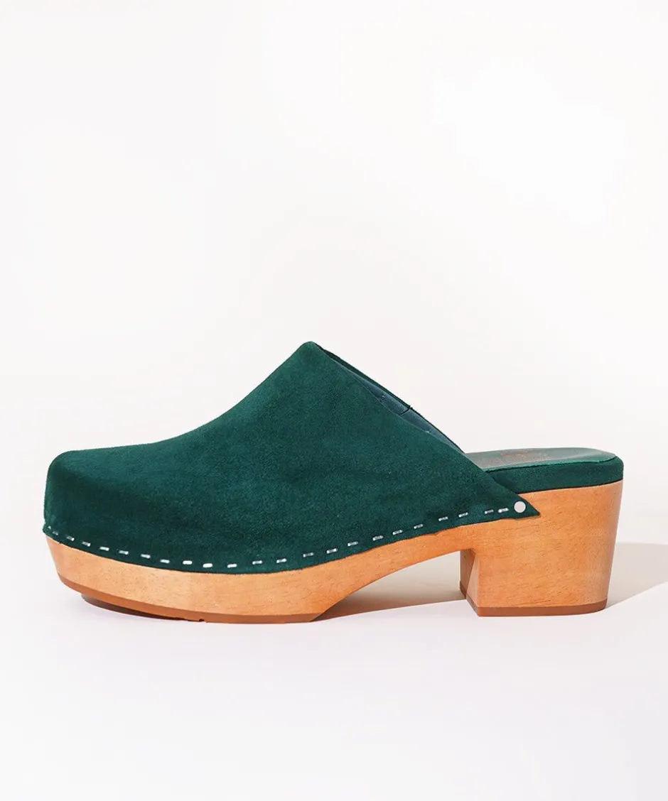 Charlotte Stone Martino In Emerald*Women Clogs