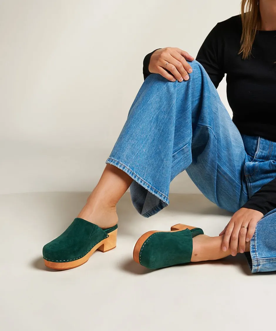 Charlotte Stone Martino In Emerald*Women Clogs