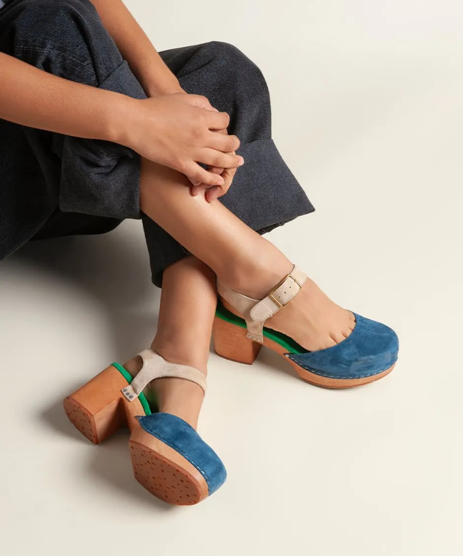 Charlotte Stone Maud In Navy*Women Clogs