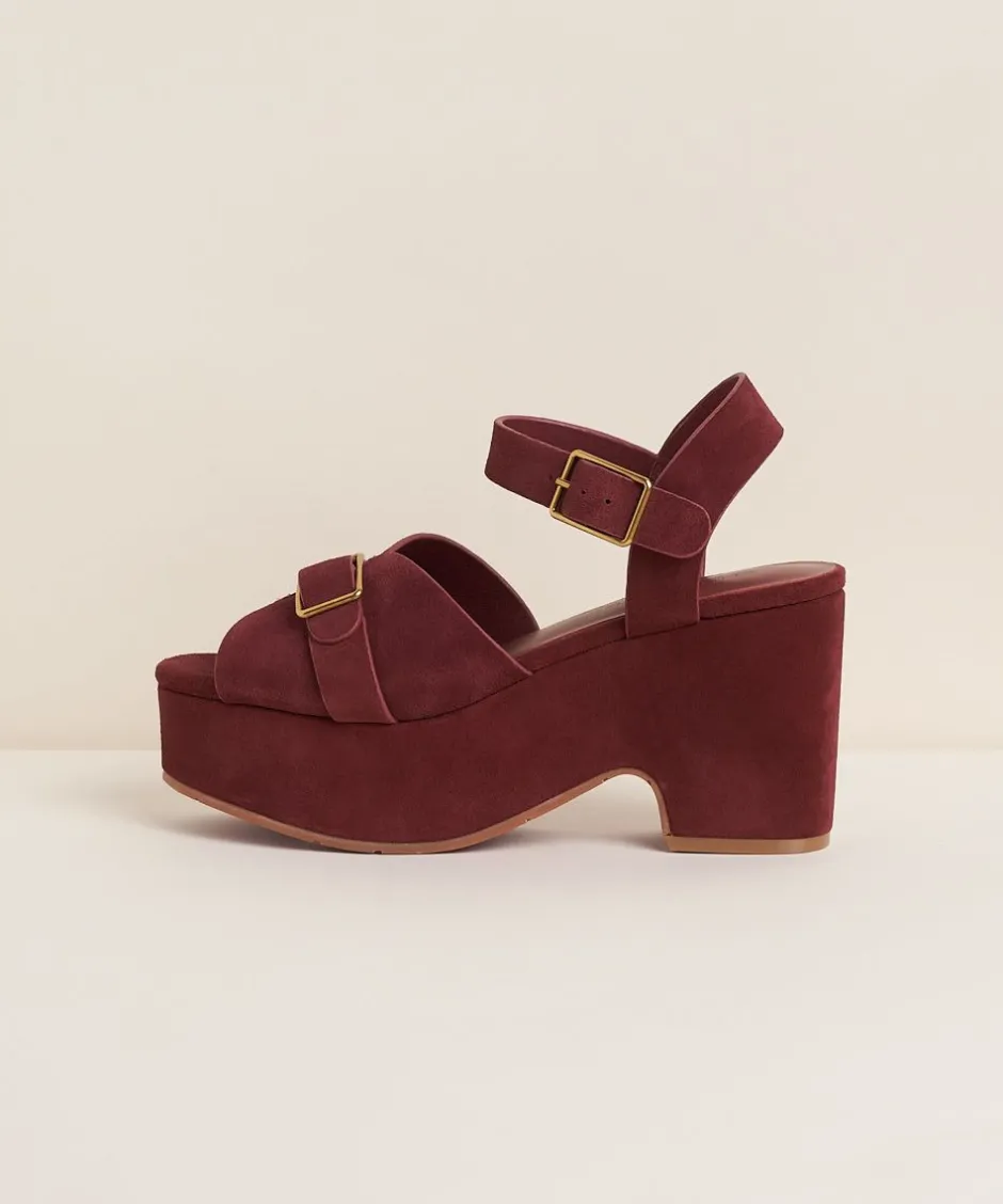 Charlotte Stone Raf In Merlot*Women Platforms